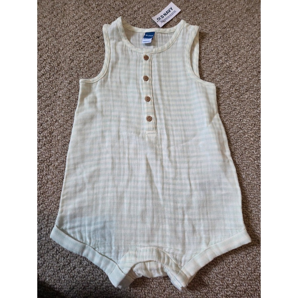Old navy baby boy romper 18-24 mos